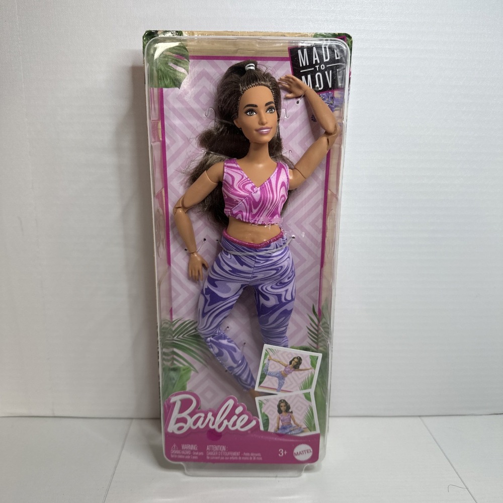Barbie Made to Move Brunette Fashion Doll